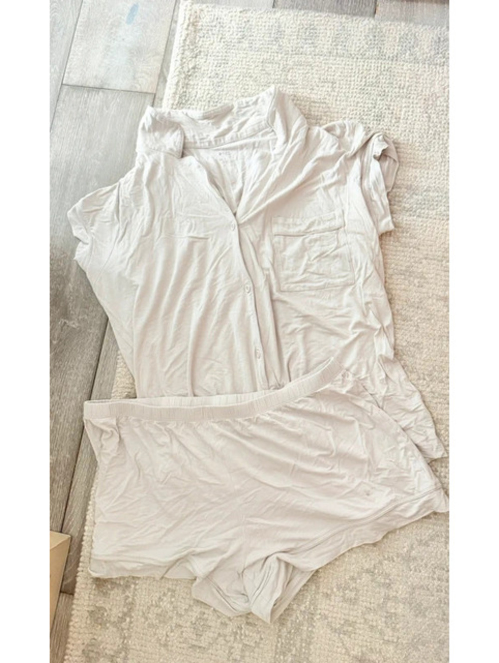 Kyte baby short sleeve short oat pajamas